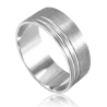 Aliança ouro branco