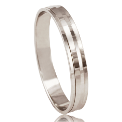 White gold ring