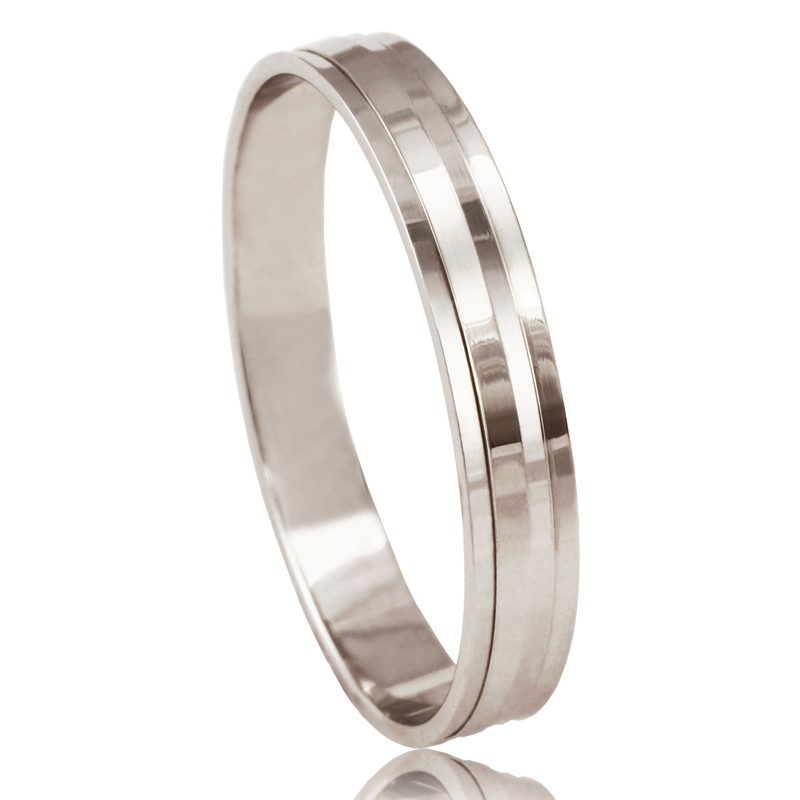 White gold ring