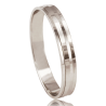 Aliança ouro branco