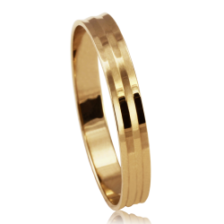 Yellow gold ring
