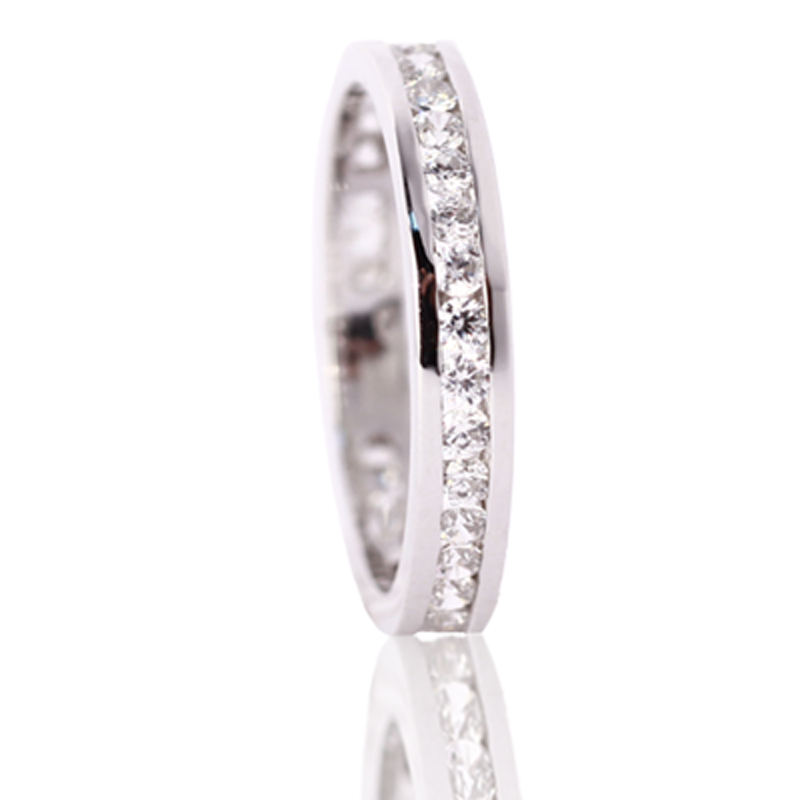 White gold ring