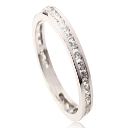 White gold ring