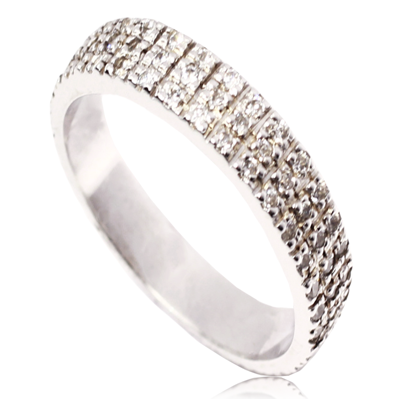 White gold ring