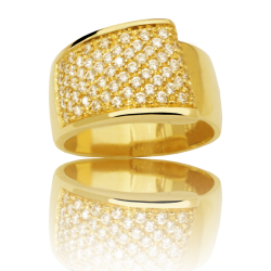 Anel ouro amarelo