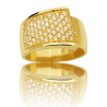 Anel ouro amarelo