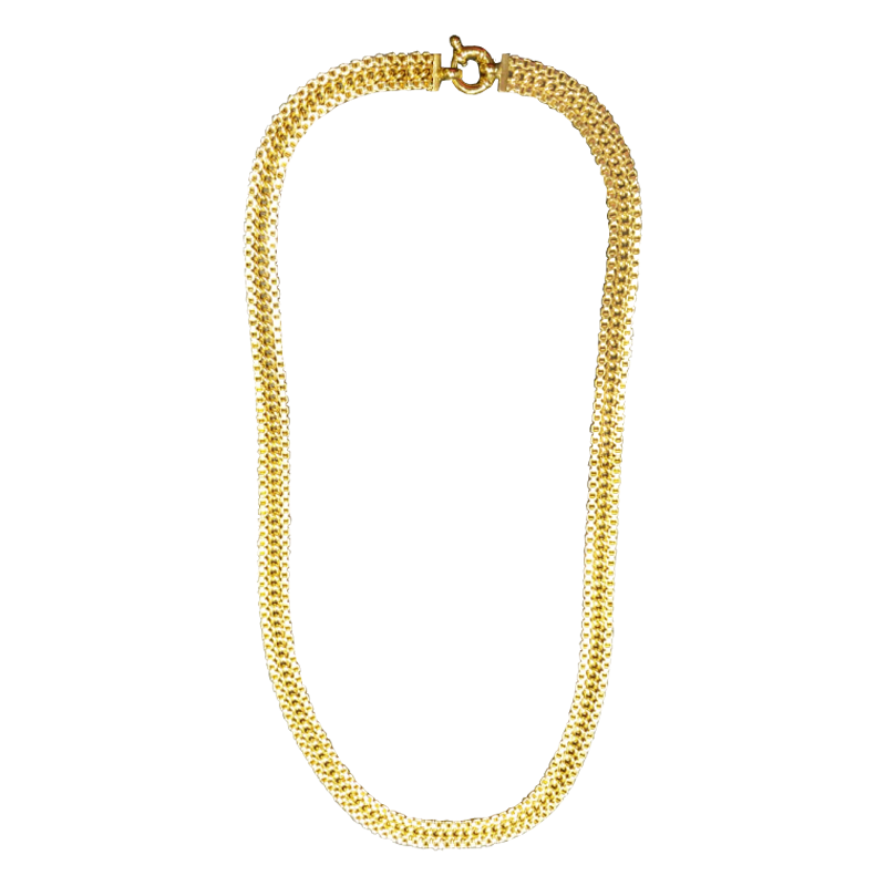 Yellow gold necklace