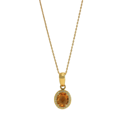 Yellow gold necklace