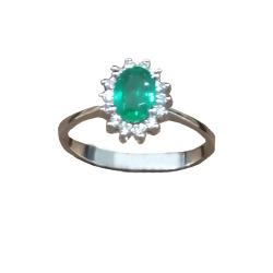 White gold ring