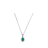 White gold necklace