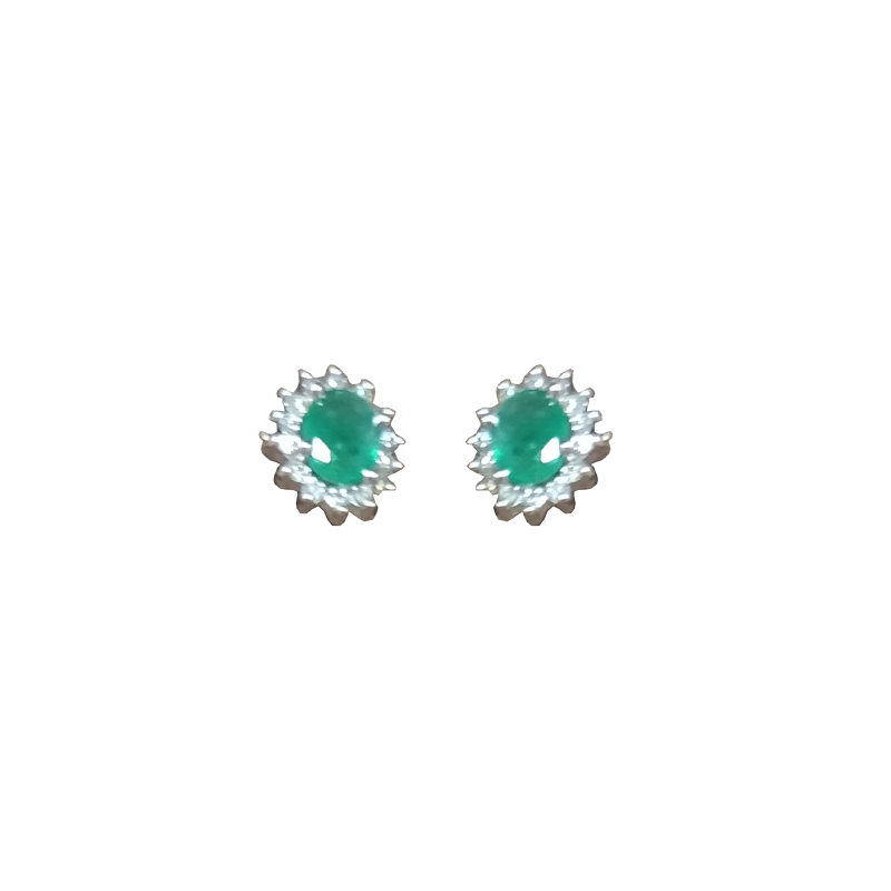 Gold earrings