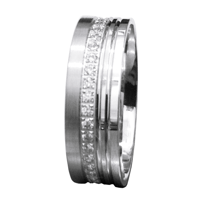 White gold ring