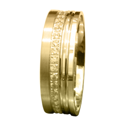 Yellow gold ring