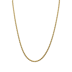 Yellow gold necklace