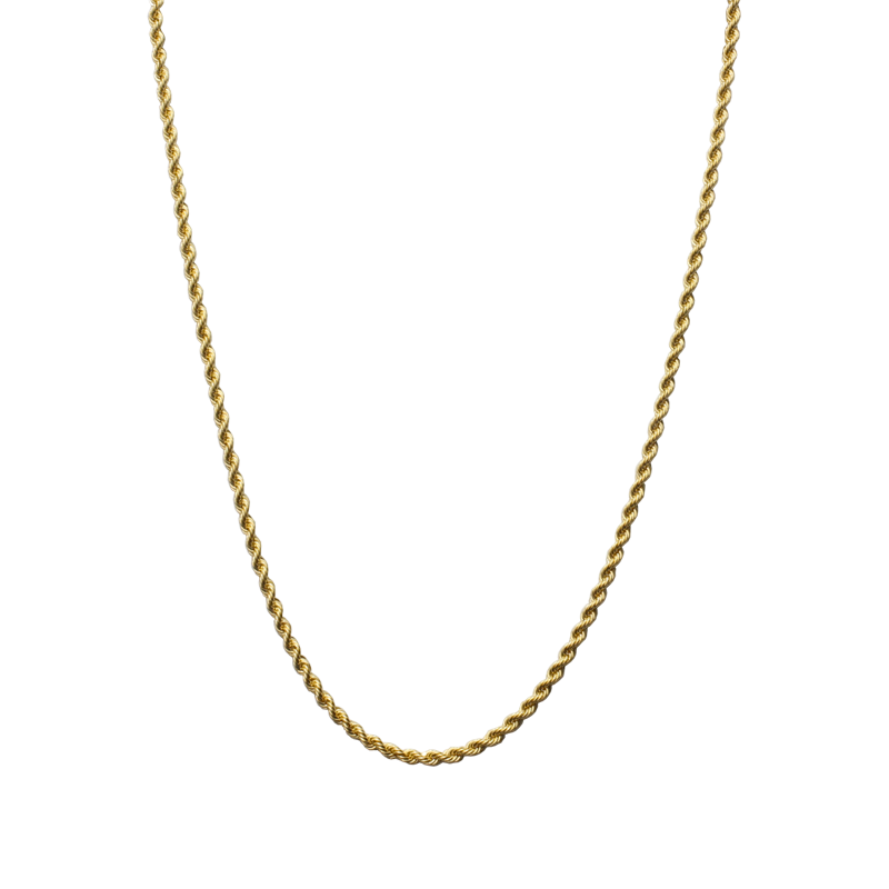 Yellow gold necklace