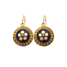 Yellow gold earrings
