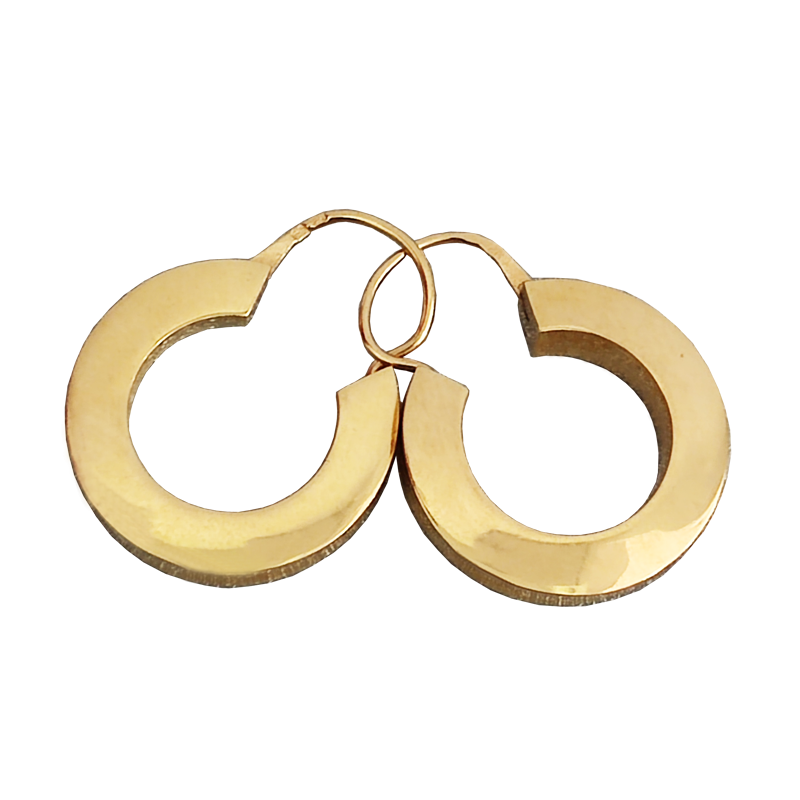 Gold earrings