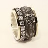 Bicolor ring gold silver