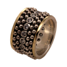 Bicolor ring gold silver